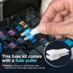 JOREST 300Pcs Car Fuse Assortment Kit, 160 Mini Blade Fuses Automotive + 90 Standard Auto Fuses + 50 Micro + Puller – Replacement for RV Camper Boat Truck (2Amp 3A 5A 7.5A 10A 15A 20A 25A 30A 35A 40A) - Image 2