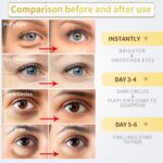 24K Gold Under Eye Patches - 60 Pack for Puffy Eyes, Dark Circles, Bags & Wrinkles with Collagen & Hyaluronic Acid - Image 3
