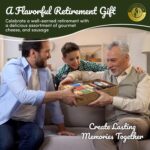 Gift Basket Village Cheese And Sausage Gift for Retirement - Gourmet Gift Baskets for Adults, Summer Sausage, Swiss Cheese, Salami, Cheddar, & Specialty Food Gifts, Ideal for Corporate & Company Event - Image 6