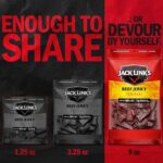 Jack Link's Beef Jerky, Teriyaki, Large Jerky Bags - Flavorful Meat Snacks, Ready to Eat Protein Snacks with 11g of Protein per Serving, Made with 100% Beef - 9 Oz. (Pack of 2) - Image 7